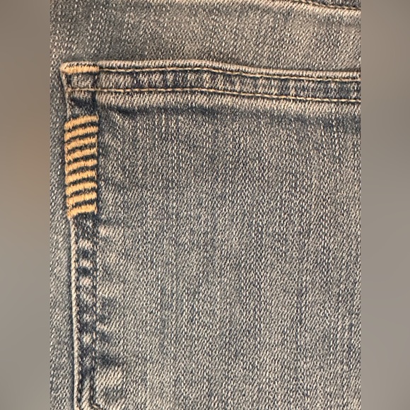 PAIGE Brigette Cropped Boyfriend Jeans Siri Deconstructed size 25 - Picture 7 of 8